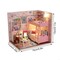 In the Mood for Love Dollhouse Kit - Miniature Wizardi Roombox Kit with LED Light F07M51-69-3012-A